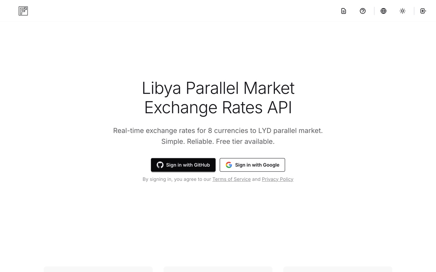 Fulus.ly exchange-rate API landing page
